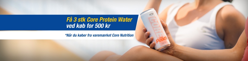 Kun i dag! Kb for 500 kr. fra mrket Core Nutrition, f 3 stk C